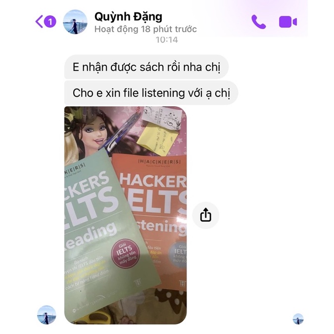 Bộ Hacker IELTS 4 cuốn