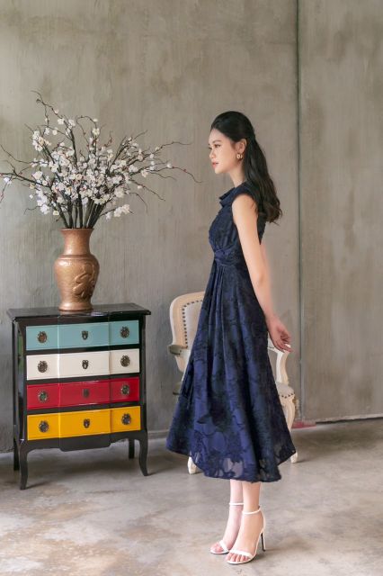 Đầm maxi mentosa D996