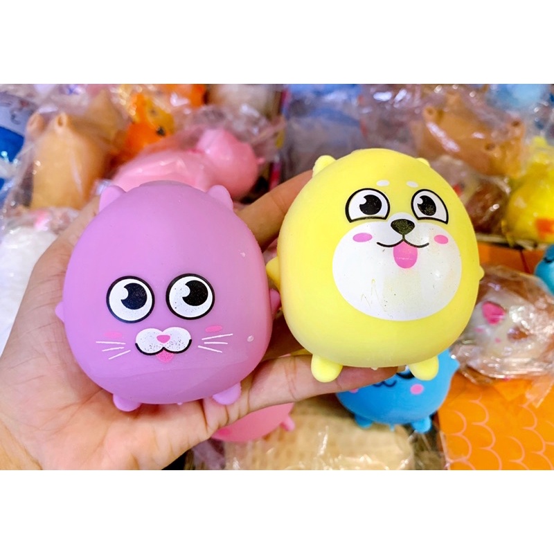 Đồ chơi Mochi bóp tay giảm stress Angry Cat, Teddy, Phi Hành Gia, Cừu nhiều mẫu siêu dễ thương