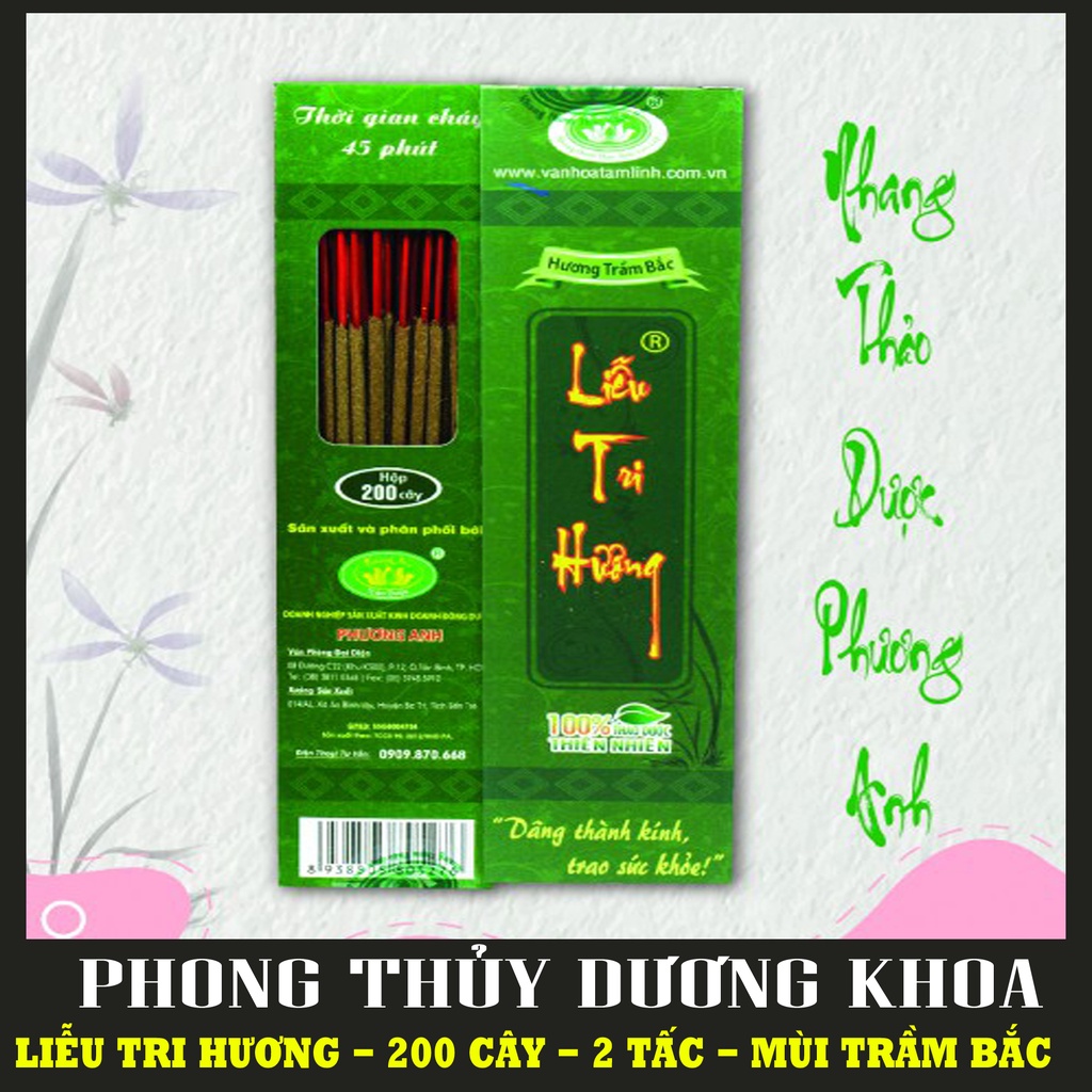 Nhang sạch thảo dược Liễu Tri Hương