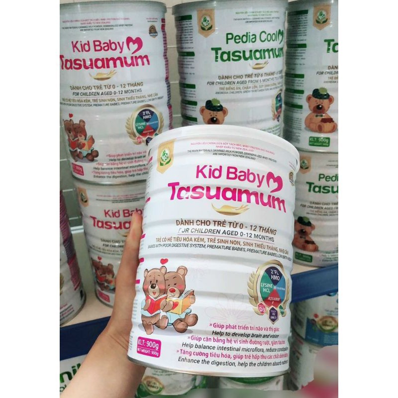 [ HÀNG CHUẨN ] Sữa Kid Baby Tasuamum 400g Dành Cho Bé Từ 0-12 tháng