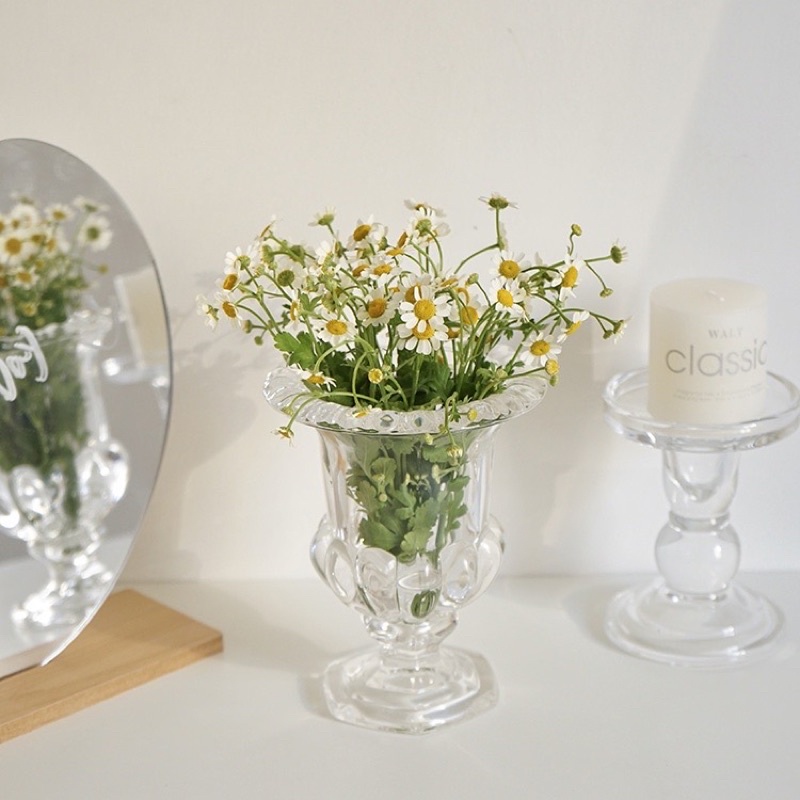 bình thuỷ tinh cắm hoa, bình decor