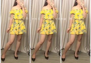 Set bộ voan trễ vai nữ