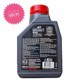 Motul Scooter Expert LE 10W40 0.8L