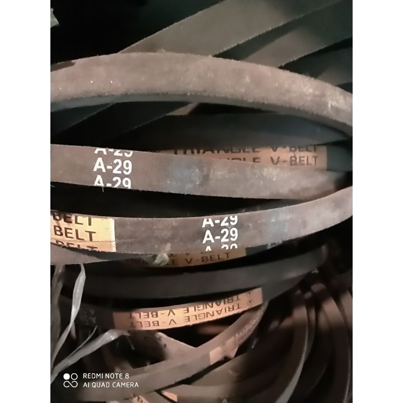 Dây cua roa (dây curoa, dây đai V) trơn bản A đầu 2(A23 - A29)