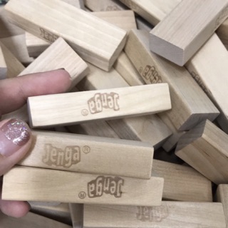 #[hàng có sẵn]2kg Thanh gỗ Bạch Dương, JenGa, Xếp Hình DOMINO, Rút gỗ