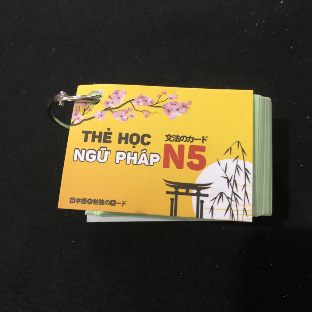 Thẻ Học Tiếng Nhật N5 - Flashcards Sơ Cấp N5 (Tái Bản Mới Nhất)