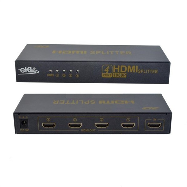 Bộ chia cổng HDMI 1 ra 4 full HD 1080p - EKL-HS104 Chính hãng