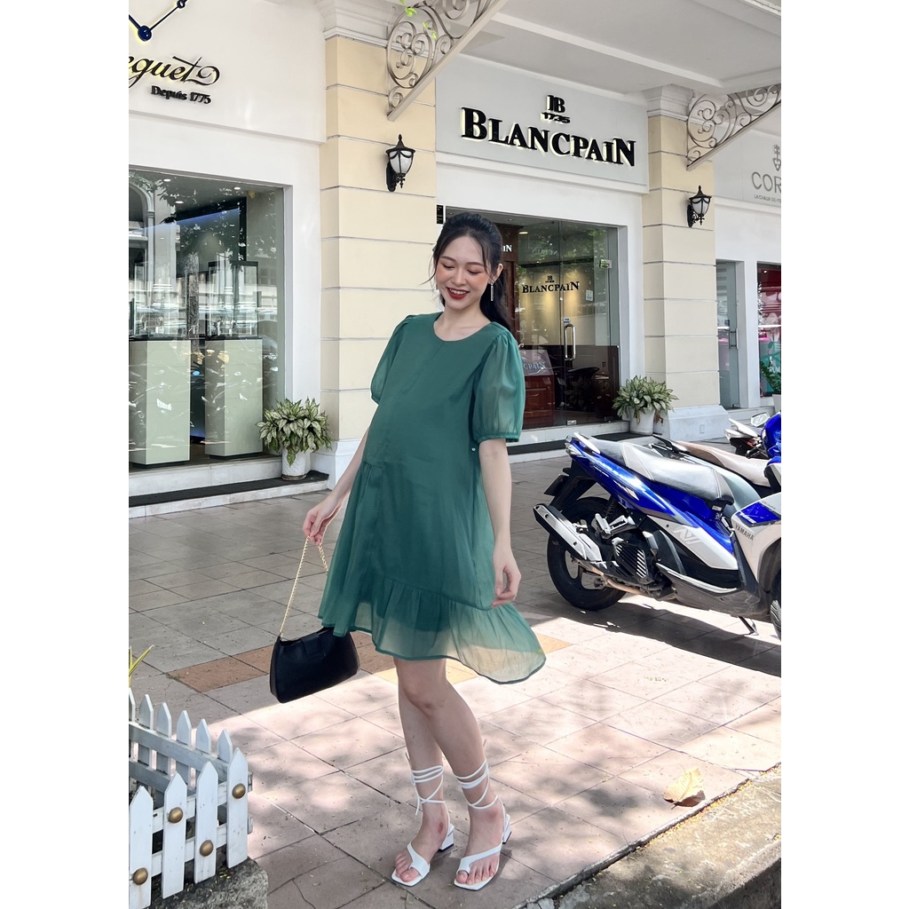 Đầm Bầu suông gọn dáng