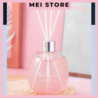 Tinh Dầu Khuếch Tán Thơm Phòng Chai Thủy Tinh Dạng Bầu Scent Diffuser 200ml