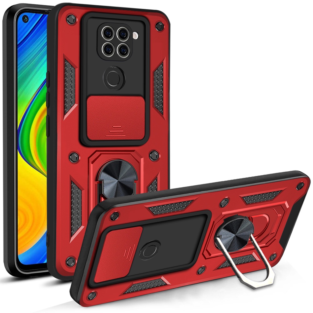 Ốp Điện Thoại Cứng Có Nắp Trượt Bảo Vệ Camera Cho Xiaomi 12T Pro 12T 11T Pro Redmi 9T 10 Mix 4 Note 9 9S Poco M3