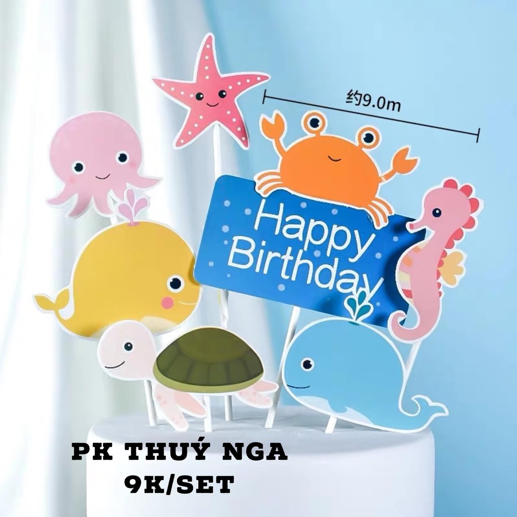 5 set cắm cá rùa bạch tuộc-Q4384