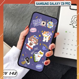 Ốp lưng Samsung Galaxy C9 Pro lưng nhám viền dẻo