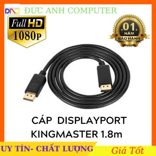 CÁP 2 ĐẦU DISPLAYPORT KINGMASTER KM030