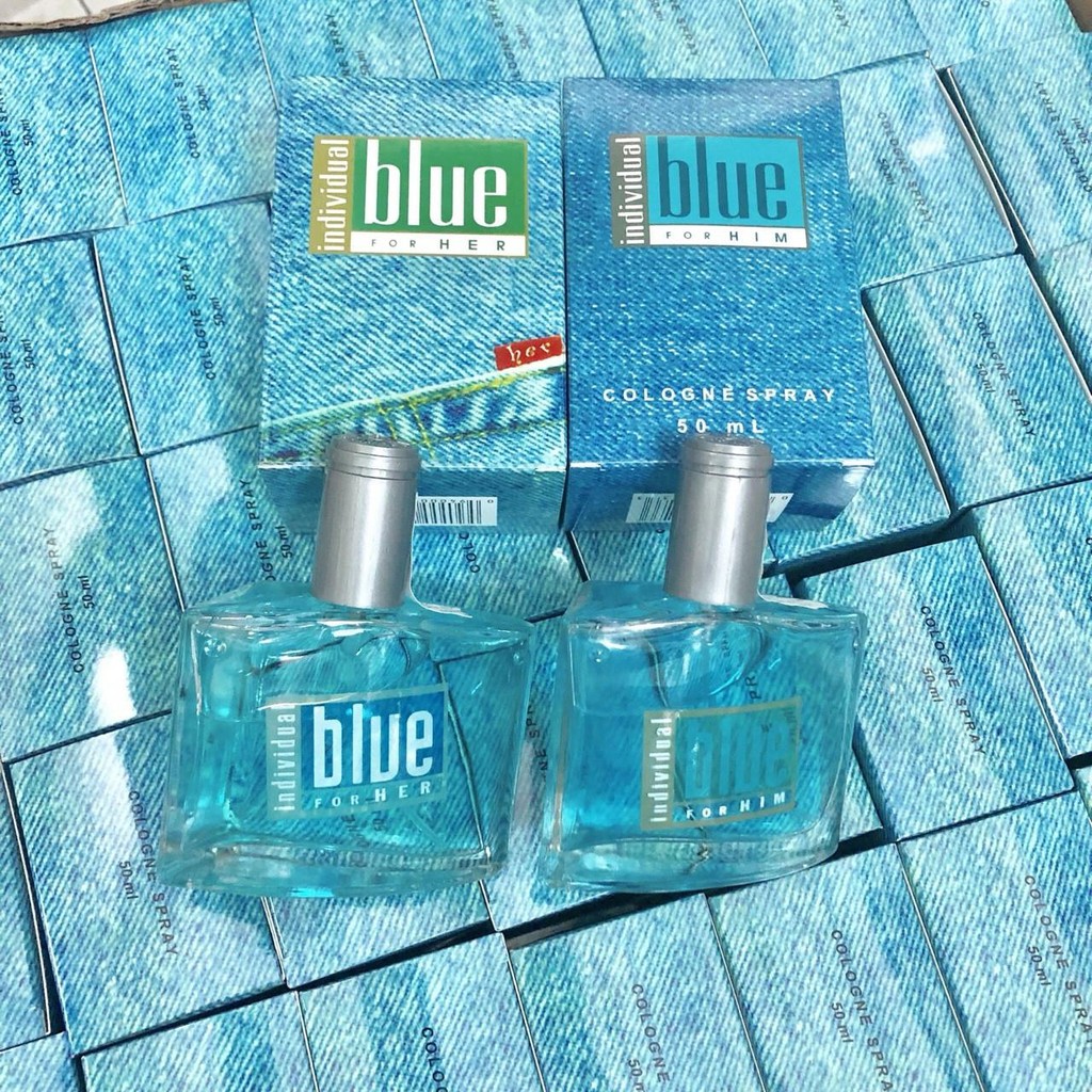 Dầu thơm nước hoa Blue for him, for her cho cả nam và nữ 80ml