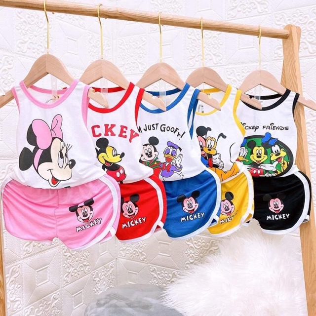 Bộ mickey cho bé trai bé gái