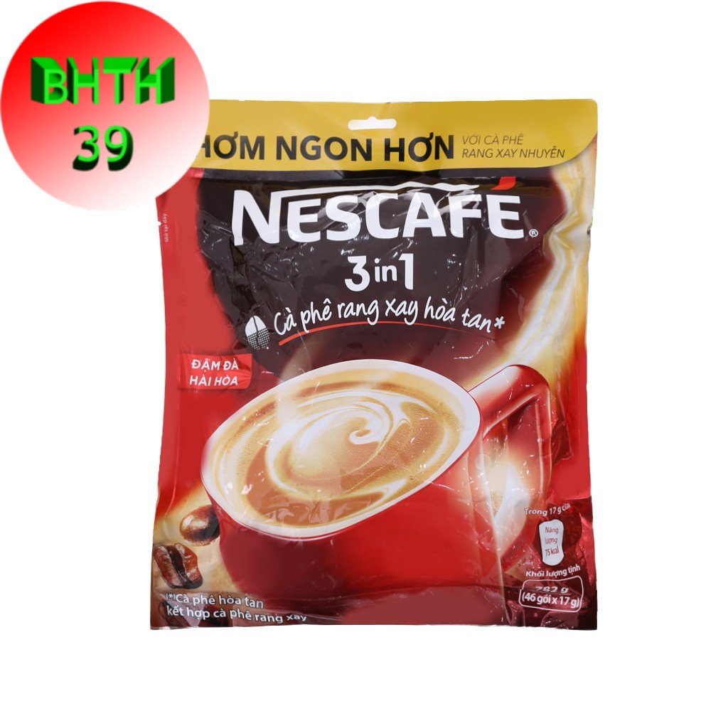 Cafe hòa tan Nescafe bịch đỏ 46 gói