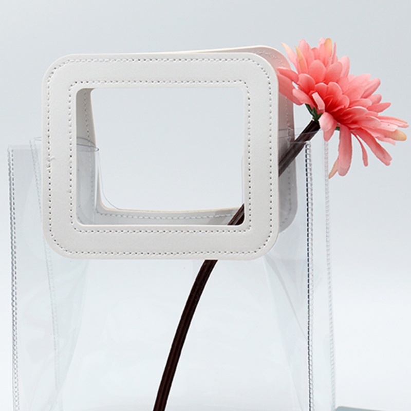 Seng Phụ Kiện Túi Mua Sắm Hàng Ngày Mật Độ Cao Tay Cầm Màu Trắng Mềm Mại S