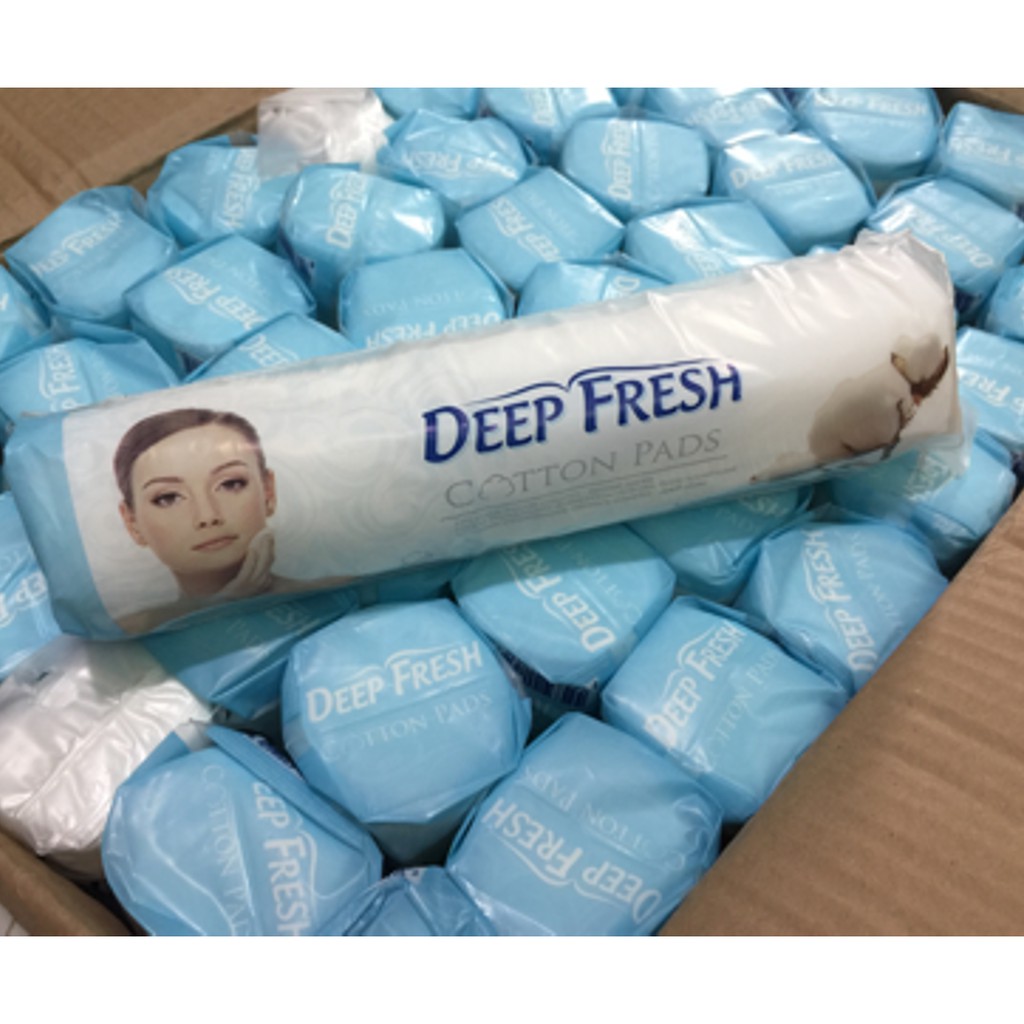 Bông tẩy trang Deep fresh bịch 100 miếng