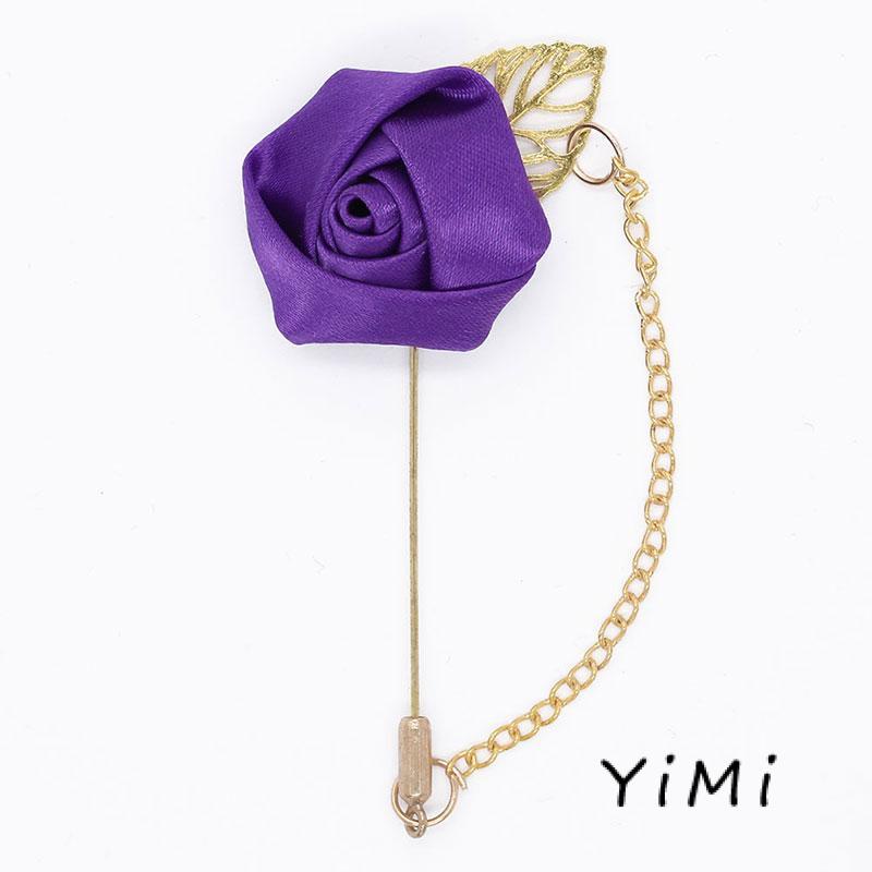 Ghim Cài Áo Hình Hoa Hồng Thời Trang Cho Nam Nữ