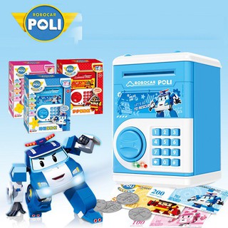 ĐỒ CHƠI KÉT SẮT MINI 🔥𝐀̉𝐍𝐇 𝐓𝐇𝐀̣̂𝐓🔥KÉT SẮT ROBOTCAR POLY CHO BÉ
