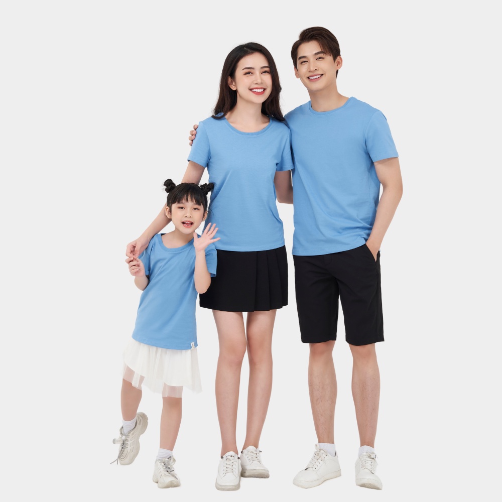 Áo phông nữ YODY cộc tay, cổ tròn chất liệu cotton mềm mại thấm hút mồ hôi TSN5346