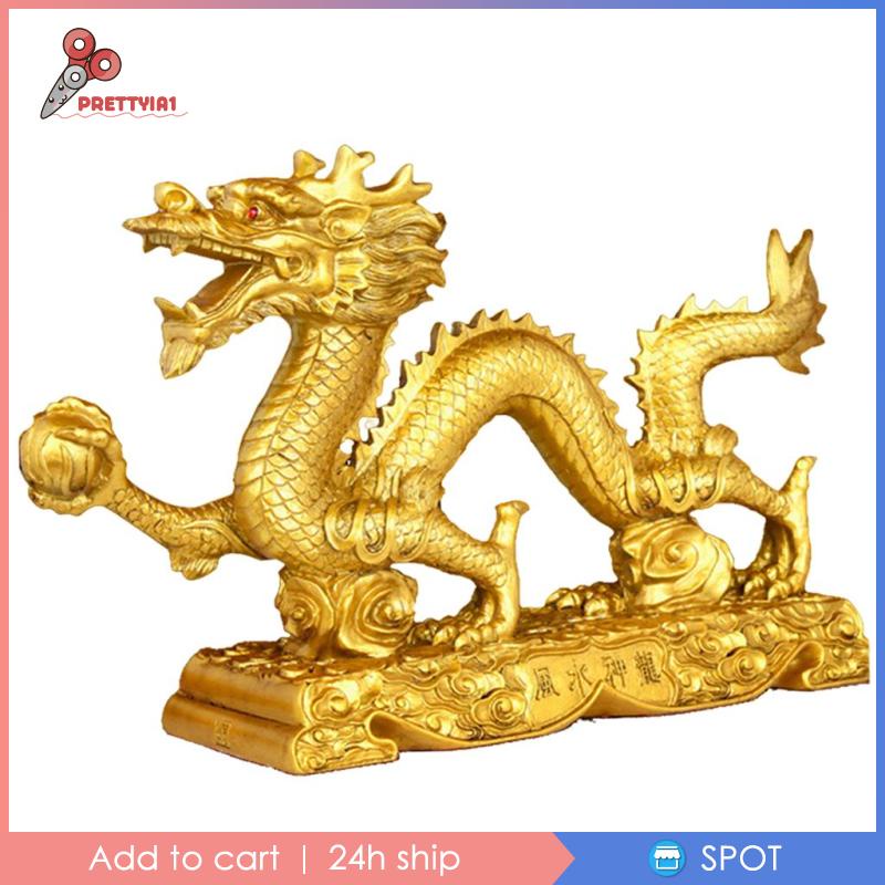 Tượng Rồng Trang Trí Bàn Tài Lộc May Mắn