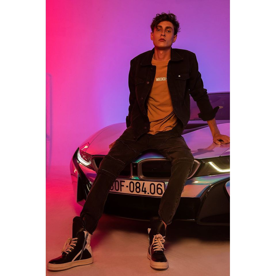 Áo thun dài tay unisex MIKENCO Enzym Wash Sweater | BigBuy360 - bigbuy360.vn