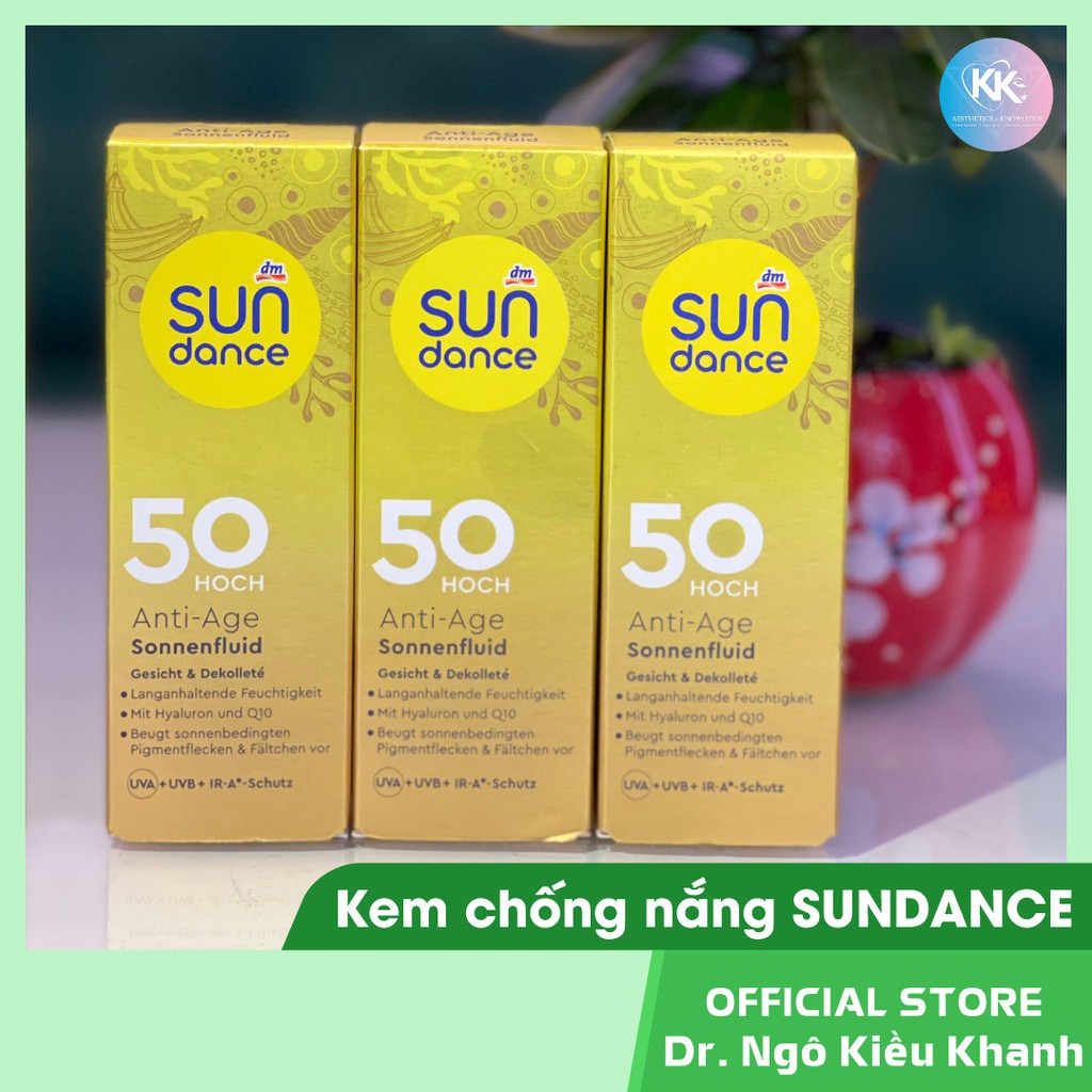 [Bs Khanh] Kem chống nắng Sundance SPF 50 50ml bảo vệ da dưới tia UV cấp ẩm và chống lão hóa nội địa Đức | BigBuy360 - bigbuy360.vn