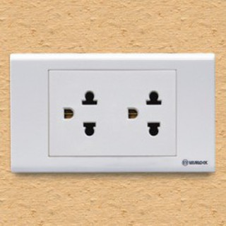 2 ổ cắm 3 chấu S18UE2 Sino - Vanlock