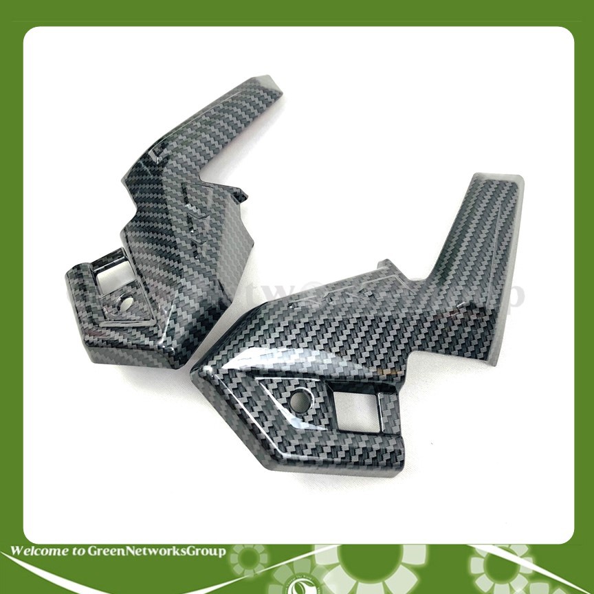 Ốp gác chân sau Carbon xe Air blade 2020 Greennetworks