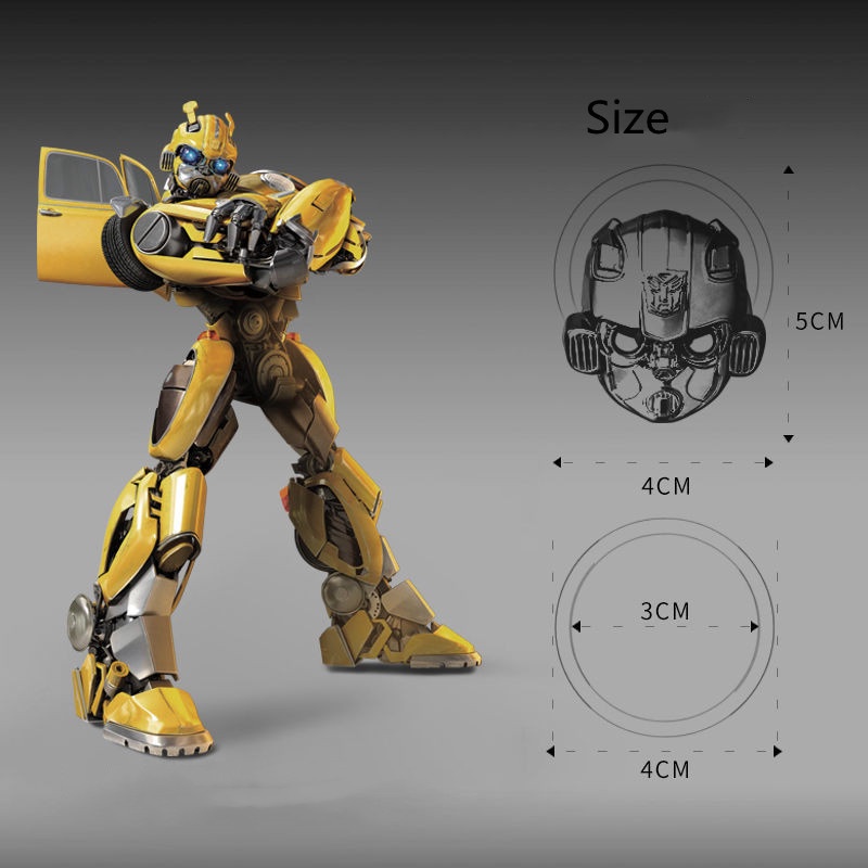 Iron Man Transformers Bumblebee Car Một nút Khởi động Nút che ô tô Hình dán xe hơi Chống xước Chất liệu Hợp kim nhôm Chống Trầy Vỏ Trang trí Động cơ | BigBuy360 - bigbuy360.vn