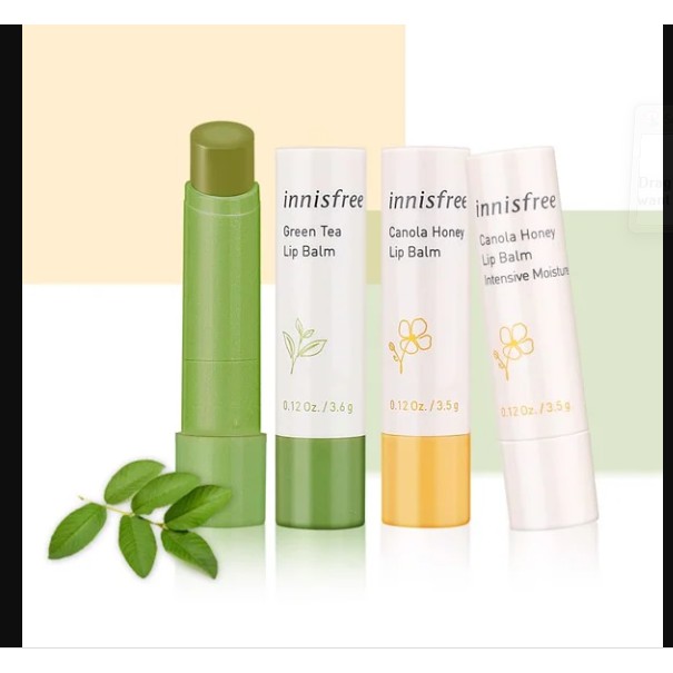 Son dưỡng môi không màu Innisfree Canola Honey Lip Balm Stick