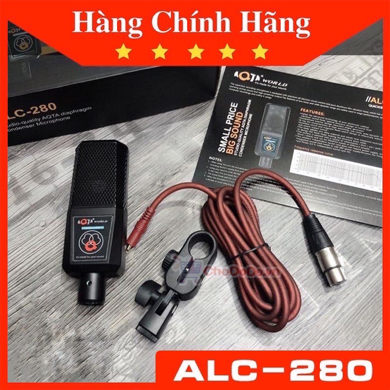 Mic Thu Âm Livestream AQTA ALC 280 Chính Hãng Bảo Hành Lên Đến 6 Tháng