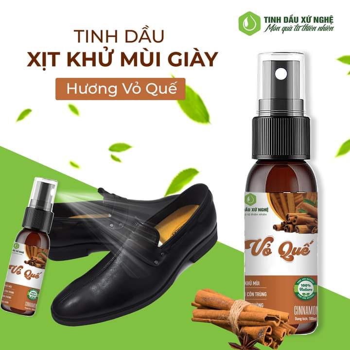 Tinh dầu xịt thơm VỎ QUẾ – Đuổi muỗi, gián và côn trùng 100ml