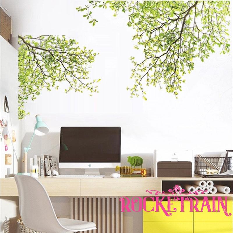 Đề can dán tường dạng cây cỏ độc đáo dễ dàng gỡ bỏ