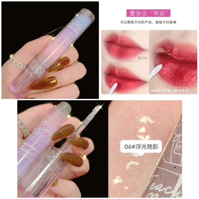 Son Bóng Dưỡng Ẩm Căng Mọng Môi Nội Địa Trung Lip Glow - Lip Gloss Dupe Romand Neon Moon | BigBuy360 - bigbuy360.vn
