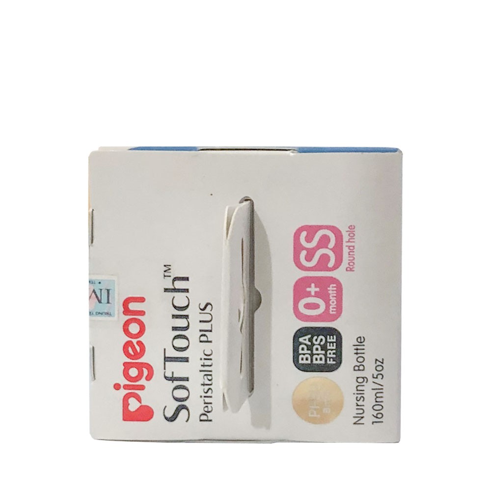 [CHÍNH HÃNG] Bình Sữa PPSU Pigeon SofTouch Peristaltic Plus 0+ Month Cổ Rộng 160ml