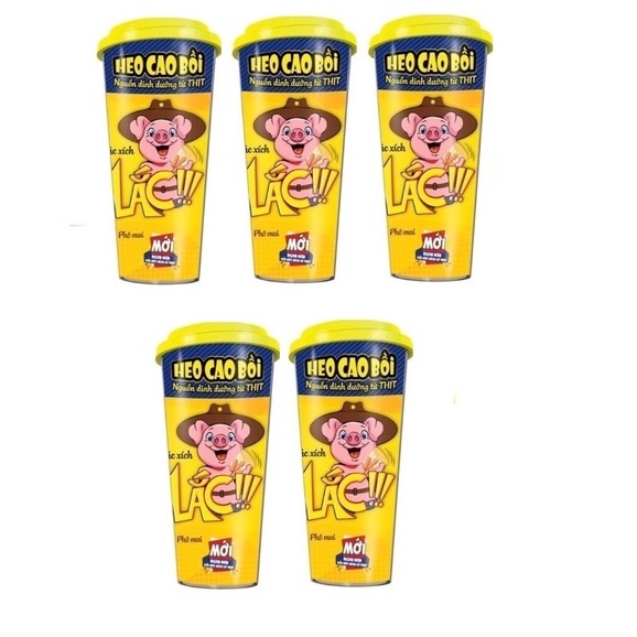 Lốc 5 ly xúc xích lắc heo cao bồi | BigBuy360 - bigbuy360.vn