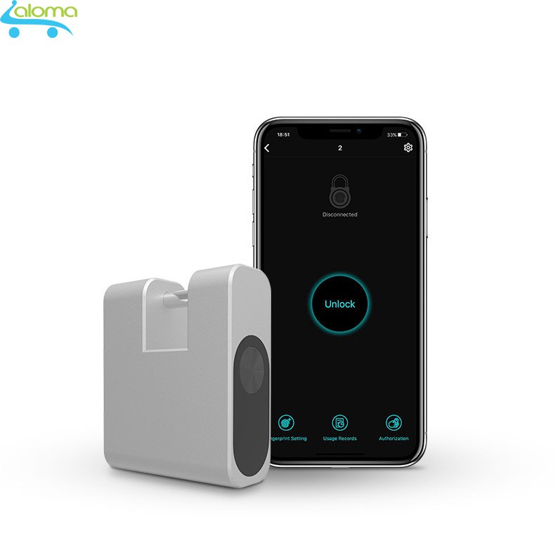 Ổ khóa Bluetooth mở khóa bằng app OKLOK XB30 khóa tủ vali balo (cỡ nhỏ)