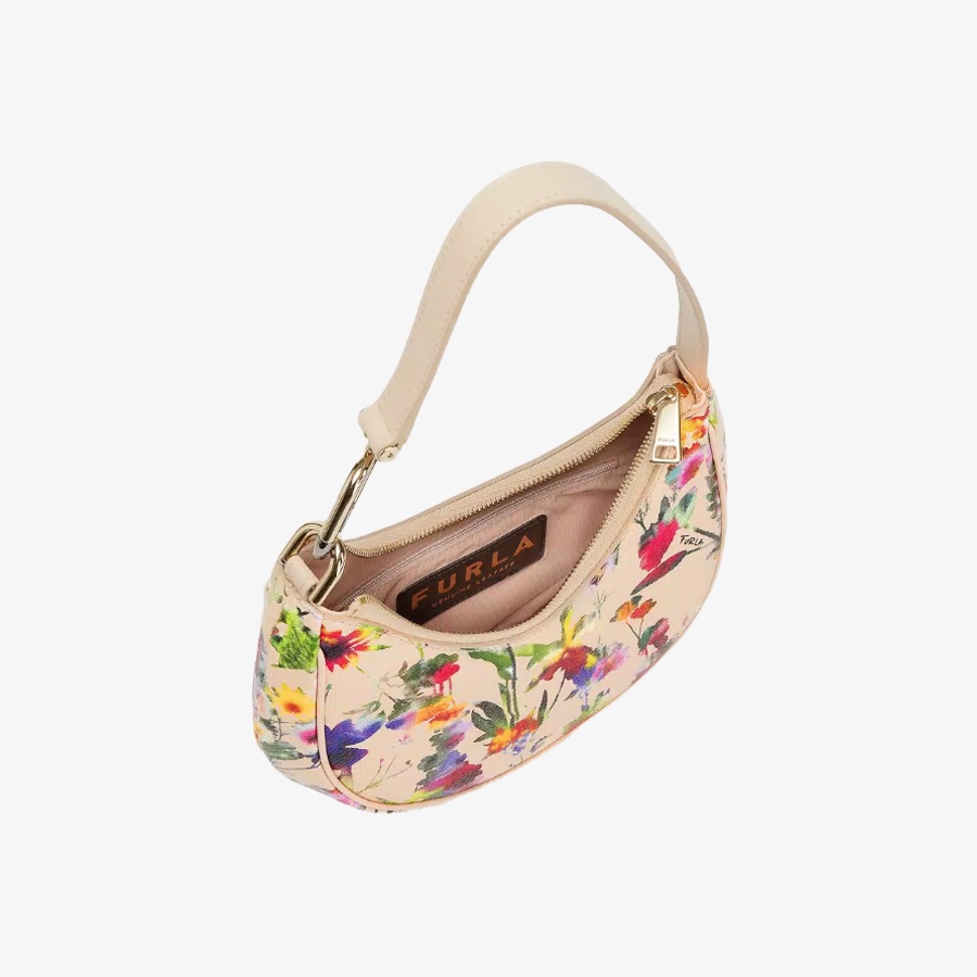 Túi Nữ FURLA Primavera S Shoulder Bag Vitello St Eracle St Flowering