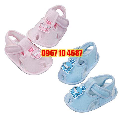 Giày Tập Đi Cho Bé Bằng Vải Mềm Kuku ku2913
