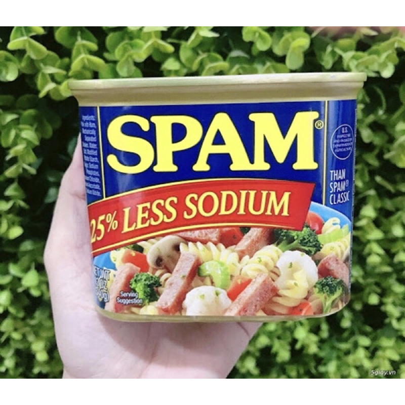 🥪[HSD 02/2024] Lốc 4 Hộp vả 8 Hộp Thịt hộp Glorious SPAM 25% Less Sodium của Mỹ 340g x 8 hộp