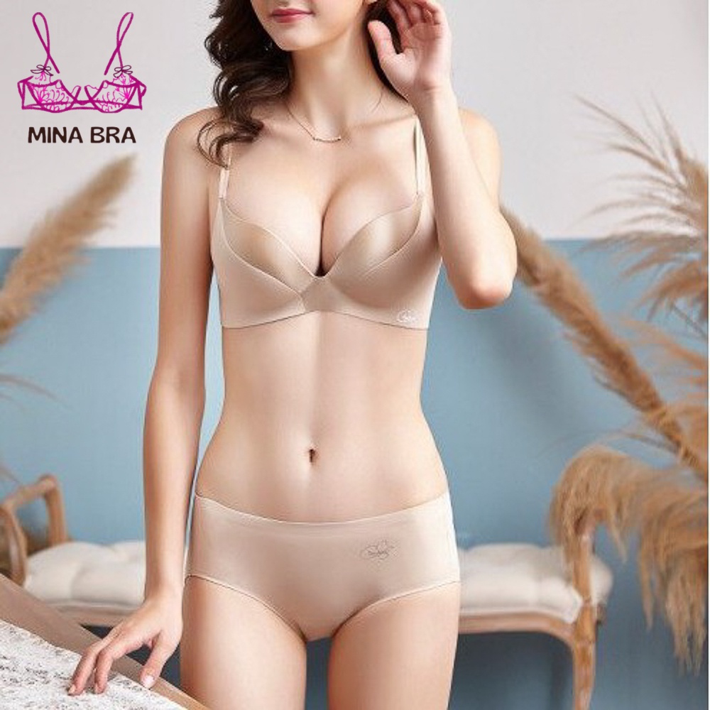 Áo Lót Đúc Su Siêu Nâng Đẩy Cao Cấp Thời Trang MINABRA Áo Ngực Không Gọng, Chuẩn Form SD07 | BigBuy360 - bigbuy360.vn