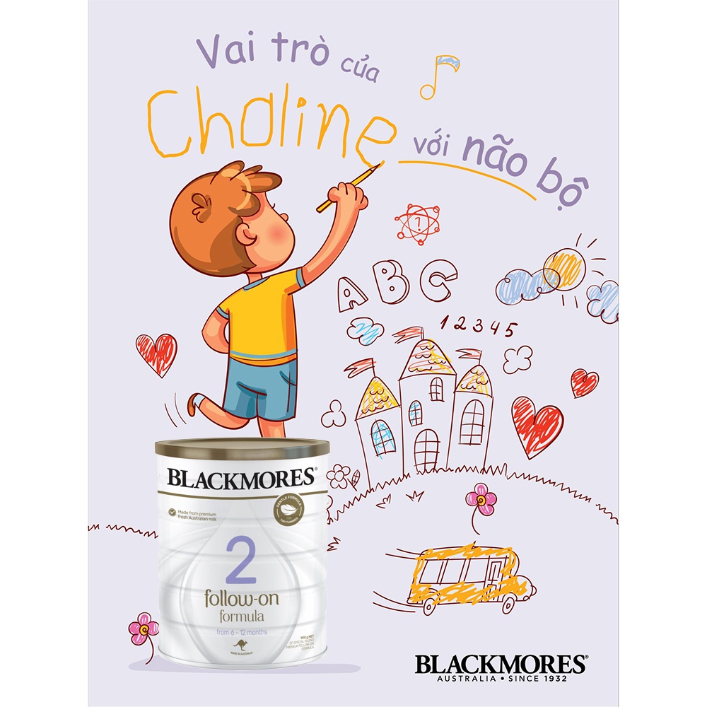 Sữa Blackmores Số 2 Follow on Formula 900g (6-12 tháng tuổi)