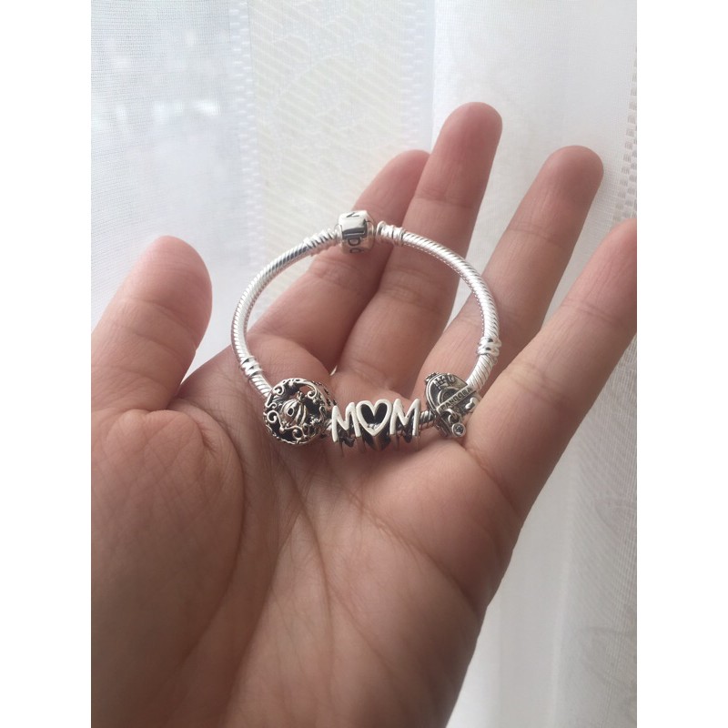 Vòng tay cơ bản chốt trụ bạc 925