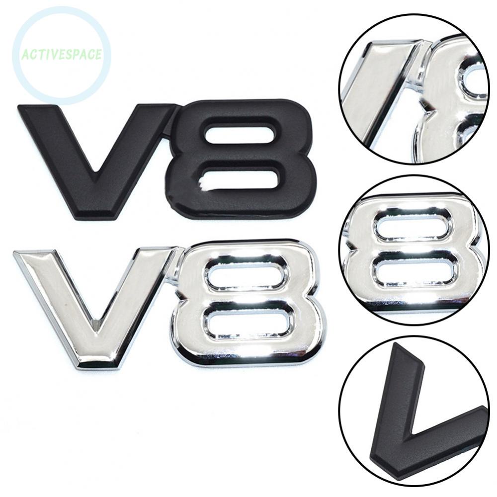 3D Car Stickers Body Side Stickers Chrome Emblem Badge Sticker Metal Silver