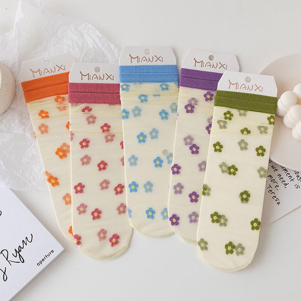 Vớ Lưới Trong Suốt Họa Tiết Trái Cây Thời Trang Mùa Hè Cho Bé Gái