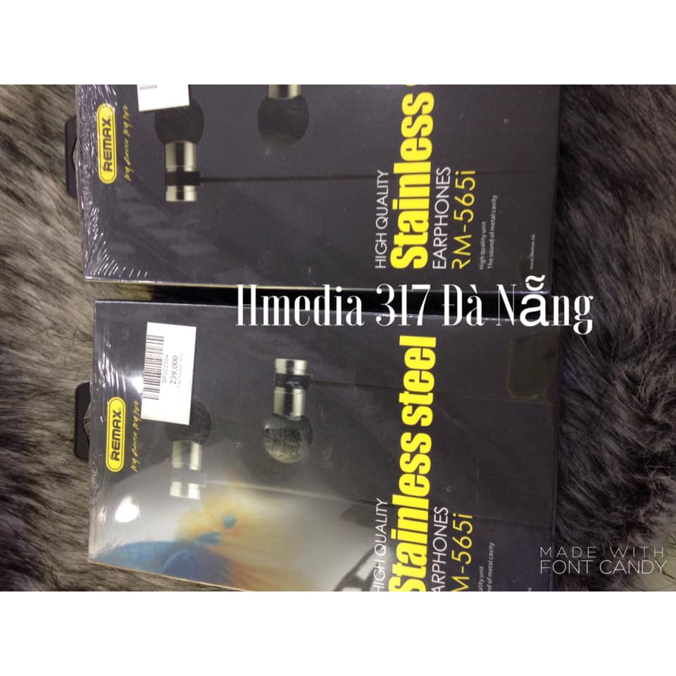 Tai Nghe Dây Chống Rối Remax Earphone RM-565i - Hàng Chính Hãng