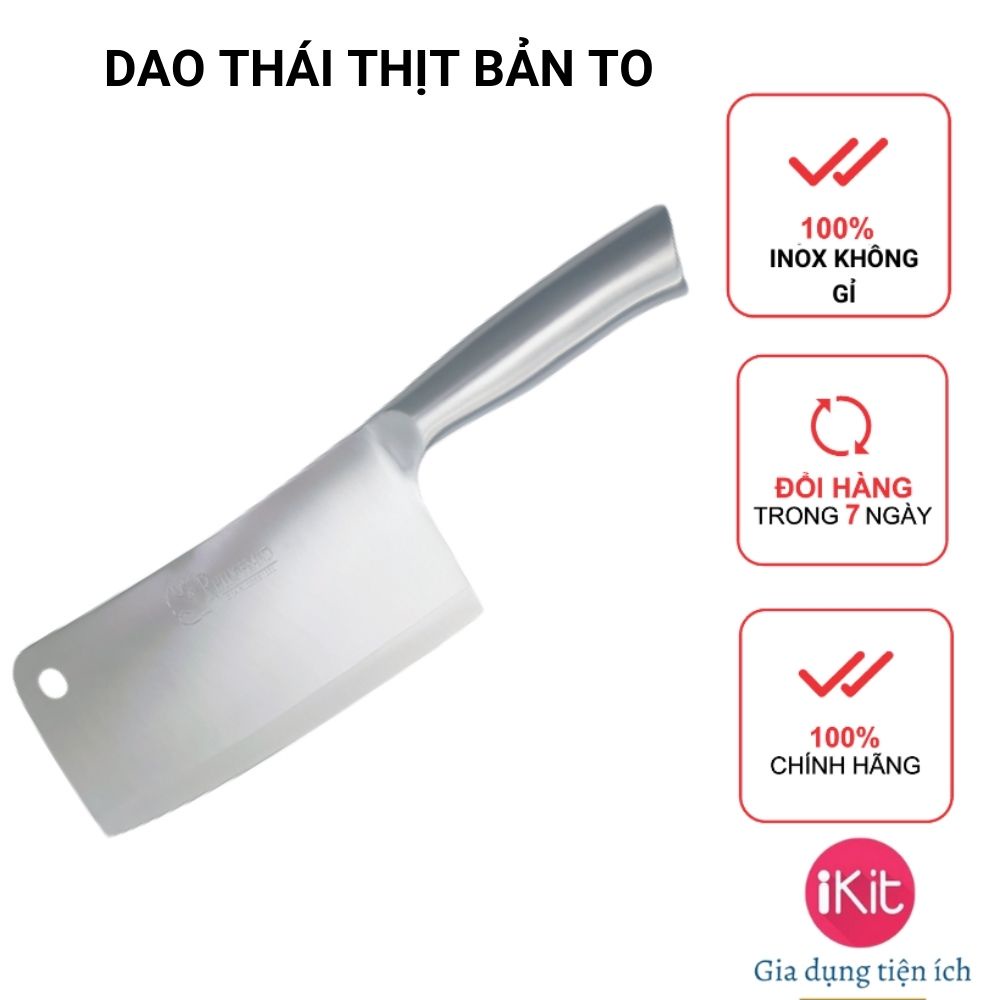 Dao thái bản to Thái Lan Rhino Brand nhập khẩu nguyên chiếc Thái Lan.